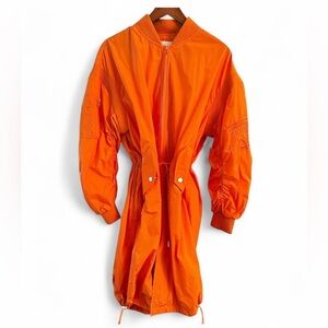 FAIRWHALE Oversized Long Jacket Windbreaker Streetwear, Small (easily fits med)